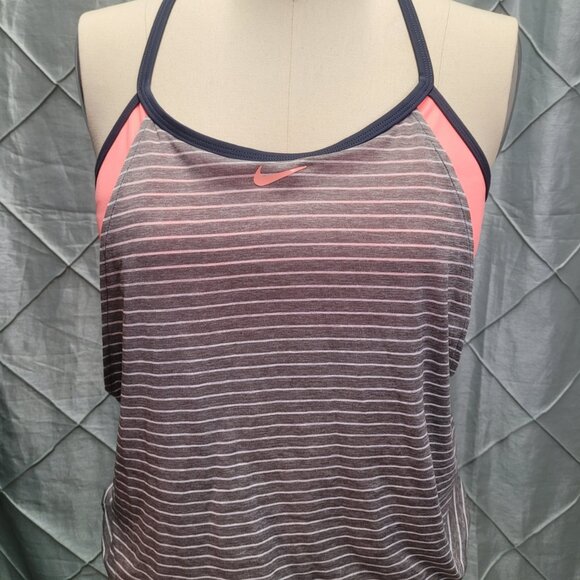 Nike Womens Tankini Top,Size L , Great Preowned Condition. - Picture 1 of 11